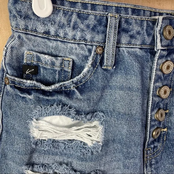 KanCan Blue Jean Shorts - Picture 2 of 12